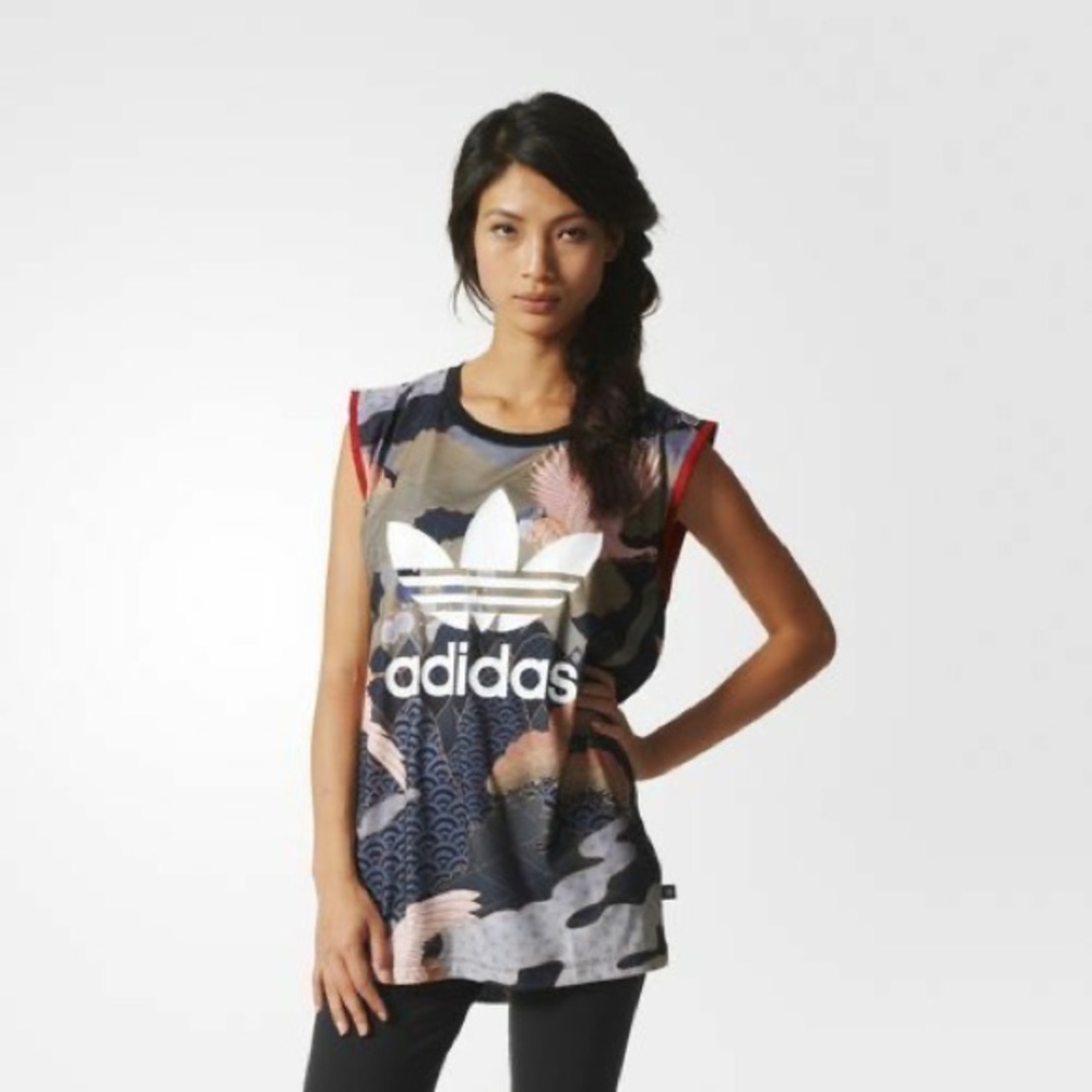 Adidas Rita Ora Kimono Muscle Tee, Size S